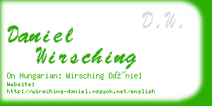 daniel wirsching business card